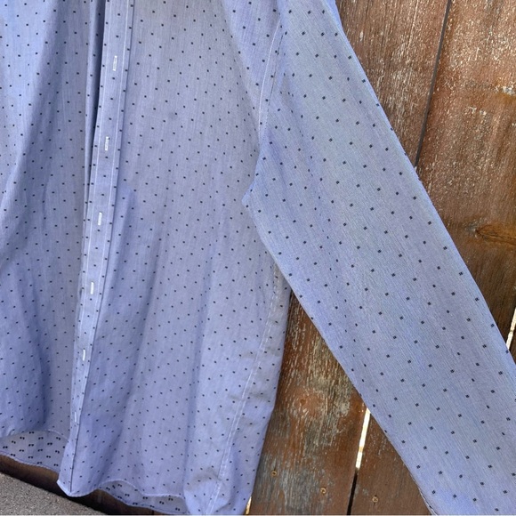 JOS A BANK 1905 Men’s Blue Dress Shirt Tailored Fit Non-Iron Long Sleeve 16.5 36 - Picture 5 of 10